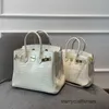 Sacs fourre-tout Designer Himalaya Crocodile Sacs à main Bychacnhop nouveau sac en cuir de crocodile blanc avec une épaule sac à main femme WN-2OVQ