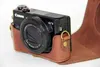 Pu Leather Camera -fodral för Canon Powers G7X Mark 2 G7X II G7X III G7X3 G7X2 G7XII Digital Camera Bag Cover Strap 240104