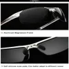 Aoron condução polarizada óculos de sol masculino quadro de alumínio magnésio esporte óculos de sol motorista retro óculos de sol uv400 anti-211014250g
