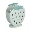 Kitchen Storage Household Strawberry Shape Chopstick Cage Integrated Multifunctional Double Grid Drain Box Supplies