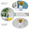 Flores decorativas 3 cachos vaso de flores buquê seco mini decoração casa ramo gypsophila ramos bebê