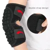 膝パッドスポーツエルボパッドは、痛みの緩和サポートのためにファスナーテープで柔らかい通気性圧縮を供給します