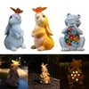 Garden Decorations Lights Statue Waterproof Ornament LED Cartoon Figure Pathway Decoration Lamp For Patio Balcony Lawn Outdoor Yard