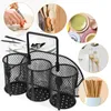 Kök Storage Cuterly Holder Cookout Supplies redskap för fest Small Organizer Chopsticks Basket Iron Gadget Cooking Canister