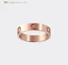 Band Ring Designer Rings Love Ring Rose Gold Women/Men Luxury Jewelry Titanium Steel Gold-Plated Fade Not Allergic 4/5/6mm 216192256684069