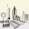 Bar Tools BARTENDER KIT 130 Deel Cocktail Shaker Set met roestvrijstalen roterende standbalkgereedschap voor geschenkervaring voor drankje MI8071229