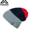 CAPS MOSODOスノーボード冬の帽子風型スキーキャップスカリスビーニー暖かいカジュアルボンネット帽子男性