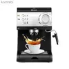 Coffee Makers 2023 New Italian 20 Bar High Pressure Steam Semi-automatic Espresso Coffee Machine forHome Comercial Milk Bubble Coffee MakersL240105