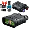 R12 Binoculars Night Vision Device Rechargeable 6W 850nm Infrared 1080P HD 5X Digital Zoom Hunting Telescope Po Video Record 240104