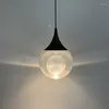 Lâmpada de parede cristal lua design luz quarto cabeceira moderna led arandela fundo arte decoração para casa luminária