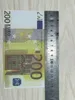 Copier de l'argent réel 1: 2 Taille Fournitures de fête de fête Top Qualité Prop Euro Jouets Faux Notes 10 20 Ultjl