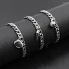 Charm Bracelets Selling Lovely Bell Stainless Steel Bracelet Shell Pendant Bangle Women Men Wrist Cute Sweet Style Jewelry Birthday Gift