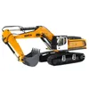 HUINA NO1599 114 RC Eloy Crawler Excavator 24 GHz Radiokontrollbil 24 Channel Engineering Boy Toy Birthday Present 240104