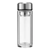 Bouteille de thé à Double paroi de 360ml, bouteille d'eau en verre de haute qualité, tasse de thé Portable, bouteille en verre, 240105