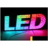 Módulos LED Ws2811 Ic Fl Color Pixel String Light Mode Luzes À Prova D 'Água Rgb Digital Para Publicidade Billboard Drop Delivery Lighti Dht7T