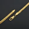 Diana Baby Long Hiphop Link Chain Necklace For Women Men Fashion Italian Neck Jewelry Gold Color Choker Accessories Gift For Him 240104