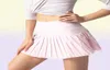 L5 Теннисная юбка Шорты для йоги Спортивная одежда Женская беговая спортивная фитнес-юбка для гольфа с юбкой с карманами Сексуальные брюки для йоги Дышащие Ple7173042