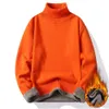 Herbst Winter Herren Rollkragenpullover Stricken Pullover Rollkragen Gestrickte Warme Männer Jumper Slim Fit Casual 240104