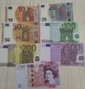 Copiez de l'argent réel, taille 1: 2, accessoires interactifs, fournitures, livres euros, pistolets à papier pulvérisé et billets éparpillés pour Eepak