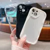 Caso de telefone amortecedor ondulado para iphone 15 14 13 12 11 pro max 14 plus bonito onda onda transparente silicone capa