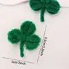 Acessórios de cabelo 2pcs Lucky Clover Haripins para meninas St. Patrick's Day Chapéu Botas Clipes Crianças Festa Barrettes Headwear Crianças Hairgrips