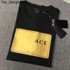 Nytt modemärke 24SS Herr Designer T Shirt Women Top Men Gold Letter Tshirt Tryck Kort ärm Runda hals Bomull Womens Polo Plus Tshirts