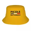 Berets Picole Nationale Bob Bucket Hat Print für Männer Frauen Outdoor Panama Angelkappe Fischerhüte