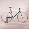 الدراجات Tsunami SNM4130 تروس ثابت الدراجة CR-MO الصلب إطار خفيفة الوزن كاملة الدراجات fixie racingl240105