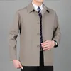 Men Loose Business Jacket Men Social Blazer Solid Color Thin Casual Jackets for Male Coat Spring Autumn Office Dress Outerwear