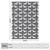 Blankets Wire Haired Dachshund White Wiener Dog Silhouette(s) Throw Blanket Soft Plush Plaid Sofa Quilt