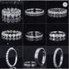 Fabriek Groothandel Handgemaakte Trouwring Klassiek Design Sieraden 18K Gold Lab Grown Diamond Sieraden vrouwen echte moissanite ring