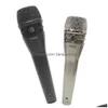 Microfoons Professionele Dynamische Handmicrofoon Voor Shure Ksm8 Karaoke Bedraad Met Clip Hoge Kwaliteit Stereo Studio Mic Drop Deliv Dhu39