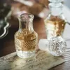 5 10 15 Pcs Whiskey Liquor Bottle 50ml Cute Glass Dispenser Mini Alcohol Guest Gift Wedding Decanter Wine Pot S Jars Bar Set 240104