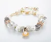 Boucle de homard bricolage brins bracelet 18cm5cm coquille perle étoile de mer multicolore cristal glaçure perles couleur bijoux 5384023