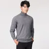 Turtleneck Men Cashmere Cotton Blend Pullover Jumper Autumn Winter Vetement Homme Ropa Hombre Pull Hiver tröja XXXL 240104