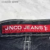 Pantaloncini da uomo 2023 New Harajuku Hip Hop Pantaloncini di jeans JNCO Ricamo Nero allentato Pantaloncini di jeans retrò Uomo Pantaloni sportivi estivi Streetwear T240105