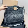 Tendência Denim Mulheres Crossbody Bag 36CM Lavado Velho Versátil Bolsa de Ombro Viagem Ao Ar Livre Sacoche Diamante Treliça Bolsa Acolchoada Noite Embreagem Mala Pochette