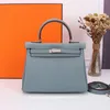 10a topkwaliteit tas dames portemonnee ontwerper tassen handgemaakte luxe designer handtassen klassieke mode togo lederen portemonnee pochette koppeling seriële code met doos