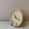 Horloge murale à Quartz silencieuse en bois 3D, 11 pouces, sans tic-tac, pour maison, bureau, salle de classe, école, salon, décoration, vente au détail, sa279h