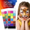 20 Colors Safe Cosmetic Flash Tattoo Painting Art Halloween Party Makeup Fancy Dress Beauty Palette Face Body Painting Oil 240104