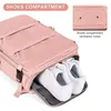 Backpack Travel Cabin Plane 40x20x30 Large Capacity Partition Suitcase Laptop For Women Waterproof Wet And Dry With USB