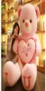 100CM BIG I Love You Teddy Bear Pluszowa zabawka Piękna ogromna nadziewana miękka niedźwiedź Lalk Lover Niedźwiedź dla dzieci Prezent urodzinowy dla dziewczyny Q0727249880