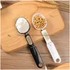 Measuring Tools 500G/0.1G Measuring Spoon Baking Tools Household Kitchen Digital Electronic Scale Handheld Gram Scales Lcd Display Dro Dhjb8