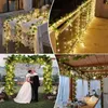 1pc Green Leaf Vine Decorative String Lights, Battery Powered, Hanging Vine, For Bedroom, Party, Wedding, Christmas, Thanksgiving, Four Seasons Decoration, Home