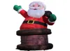 13202633ft Uppblåsbar jultomten Modell för julfestdekoration Giant Blow Up Father Balloon Toys9693678