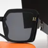 Designer zonnebrillen voor heren dames Grote lens dik frame design zonnebril stralingsbescherming klassieke merk casual feestzonnebril