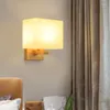 Wall Lamp LED E27 Bulb Glass Lampshade Sconces For El Bedroom Bedside Living Room Home Decoration Light Fixture 12W