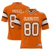 Team University Football Oklahoma State Cowboys Jersey College 7 Alan Bowman Ollie Gordon II Kendal Daniels Brennan Presley Jaden Bray Nickolas Martin ProSphere