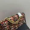 Роскошные дизайнерские шерстяные сумки на цепочке, женские сумки, сумки-мессенджеры, элегантные женские сумки через плечо, сумка через плечо EAST WEST