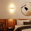 クリエイティブブラッシングアルミニウムウォールランプPS LED SCONCEホテルカフェバーリビングルームベッドサイドゴールドシルバーブラックアクリル照明